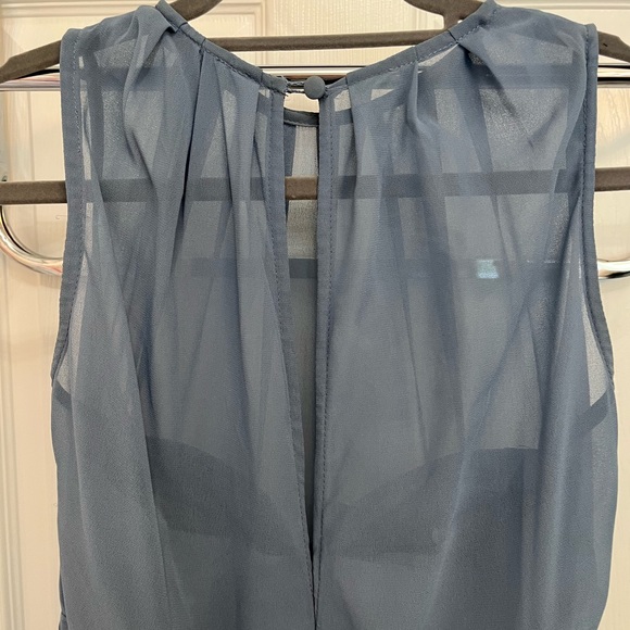 Bill levkoff blue/gray bridesmaids dress - Picture 4 of 4